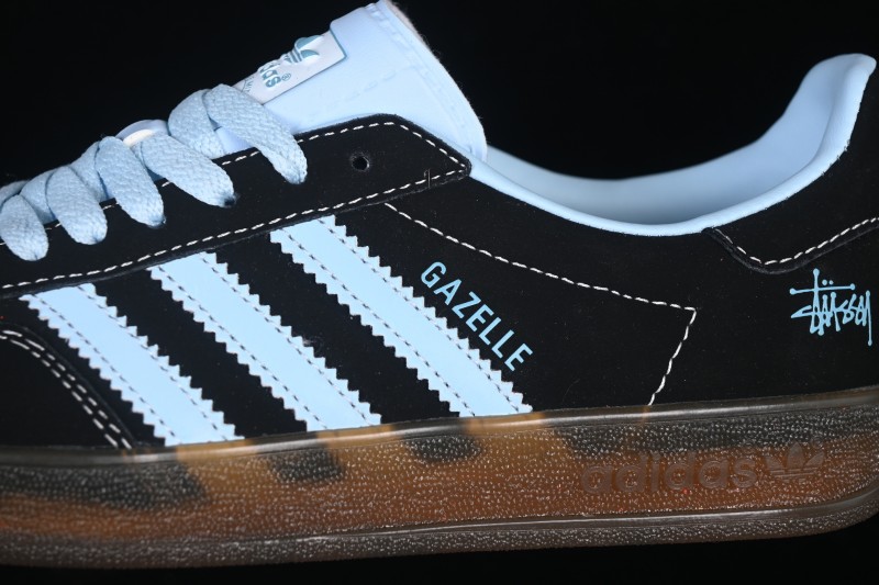 Adidas Originals Gazelle Indoor Retro Low-Top Sneakers with Non-Slip Wear-Resistant Sole - DD6615