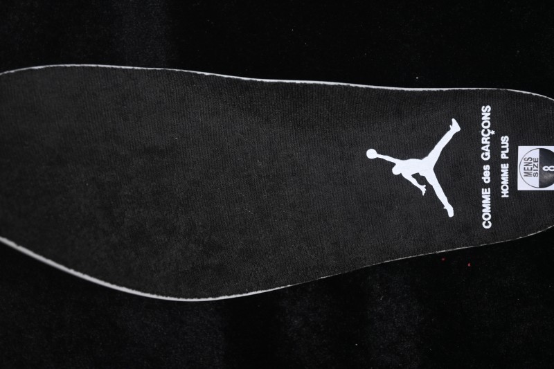Comme des Garçons x Air Jordan 11 Retro 'Black' OG Collaboration High-Top Basketball Shoes - IV7639-001