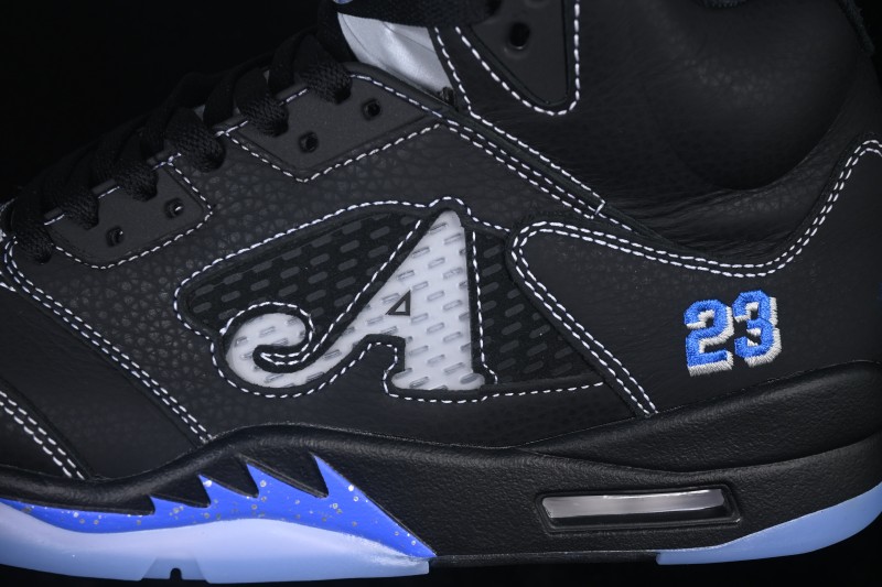 Nike Air Jordan 5 Retro x Awake NY Black Metallic High-Top Sneakers - DV4982-004