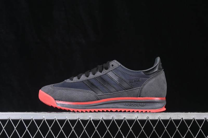 Adidas Originals SL 72 Retro Running Shoes with Classic Suede Overlays - KJ1203