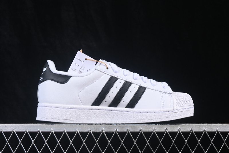 Adidas Superstar II Shell-Toe Casual Sneakers with Premium Leather Upper - IH8659