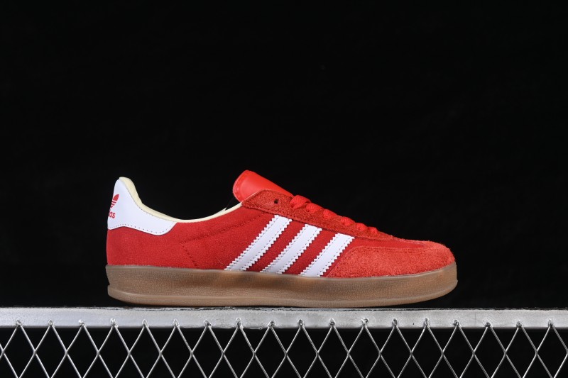 Adidas Originals Gazelle Indoor Retro Casual Low-Top Skateboarding Shoes with Anti-Slip Wear-Resistant Sole - IF1888