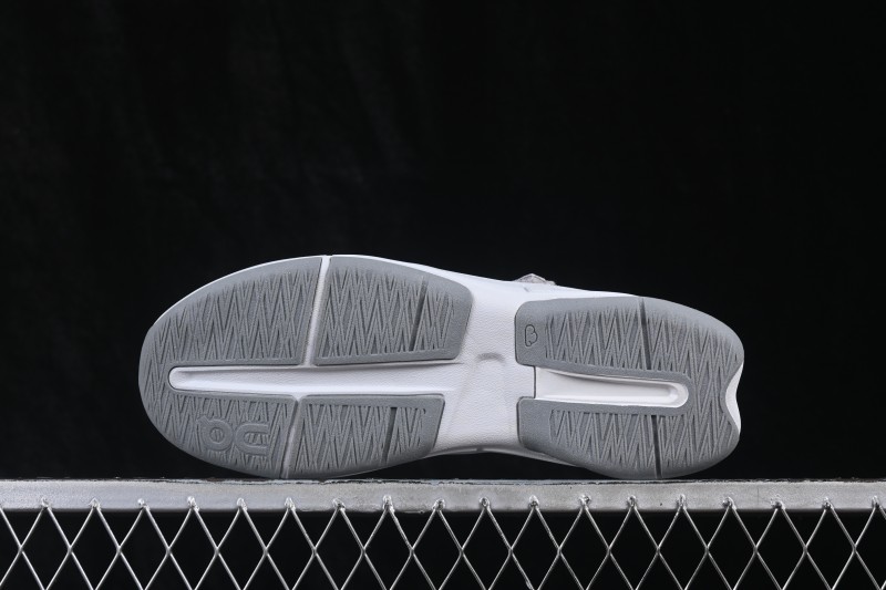On Cloudnova Moon Comfortable Slip-Resistant Low-Top Casual Lifestyle Shoes Wolf Alloy