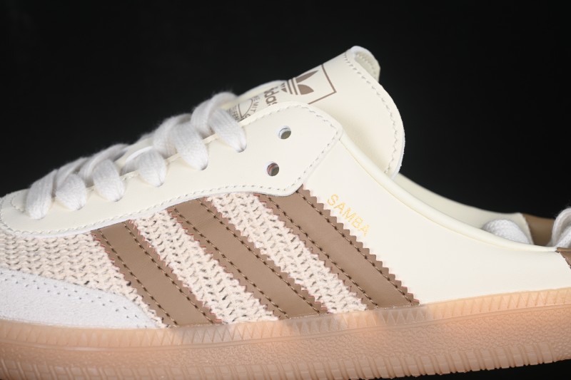 Adidas Samba OG Casual Half Slipper with Suede Overlay Design - HP5059