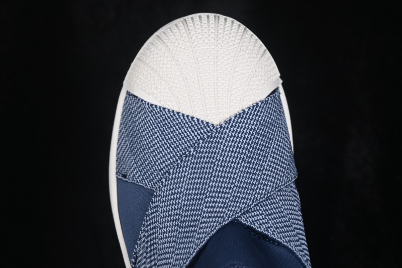 Adidas Originals Superstar Shell-Toe Lace-Up Casual Skate Shoes - KZ7554