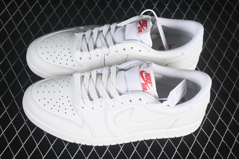 Nike Air Jordan 1 Retro Low OG Men's Basketball Shoes with Classic Swoosh Design - HQ6998-100