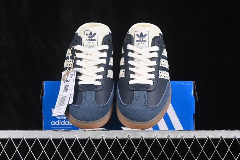 Adidas Samba OG Casual Half-Slip-On Shoes with Classic Retro Design - HP5053