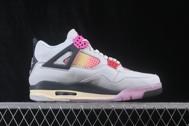 Nike Air Jordan 4 Retro Comic AJ4 Running Shoes with Graphic Design - JA1135-100