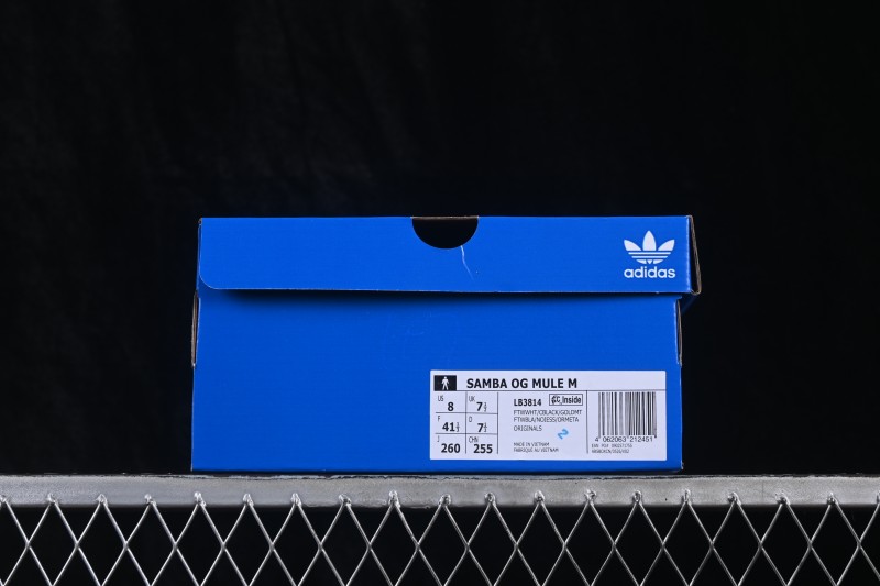 Adidas Samba OG Casual Slide Sandals with Premium Leather Upper - LB3814