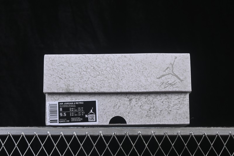 Nike Nigel Sylvester x Air Jordan 4 Retro Running Shoes with Brick-Inspired Design - IQ8055-100