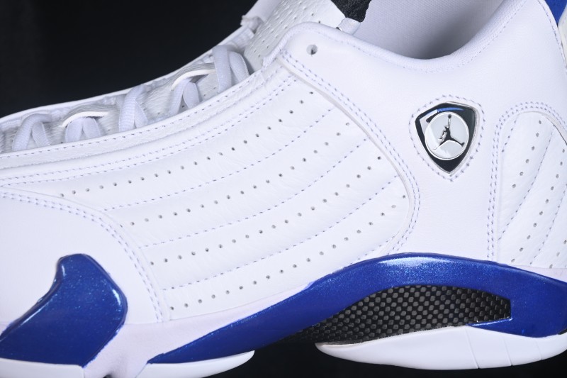 Nike Air Jordan 14 Retro Basketball Shoes with Full-Grain Suede Upper - 487471-104