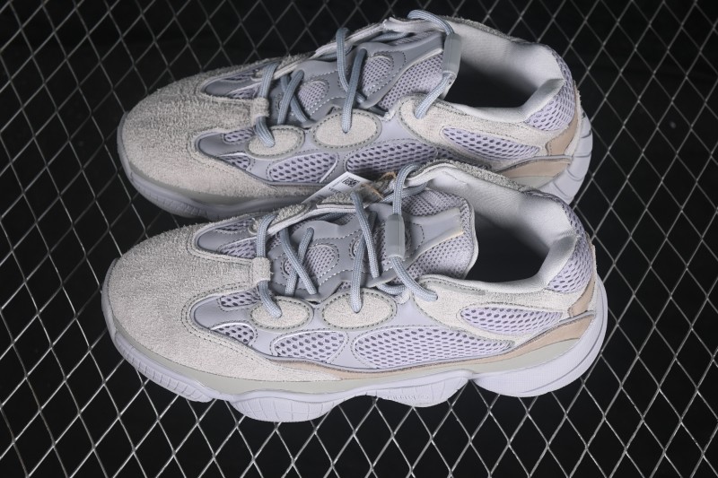 Adidas Originals Yeezy 500 Ash Grey Purple Sneakers - IE4783
