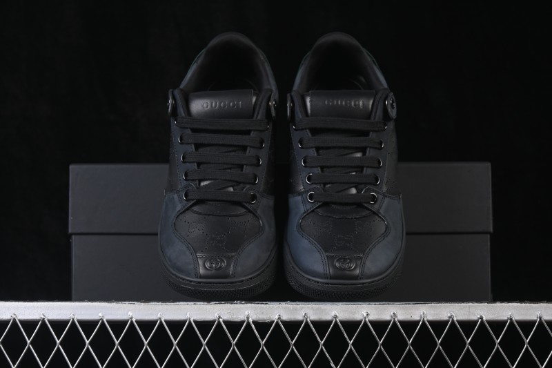 Gucci Primavera Screener Casual Sneakers with Interlocking G and Web Detail - FAGIV9078