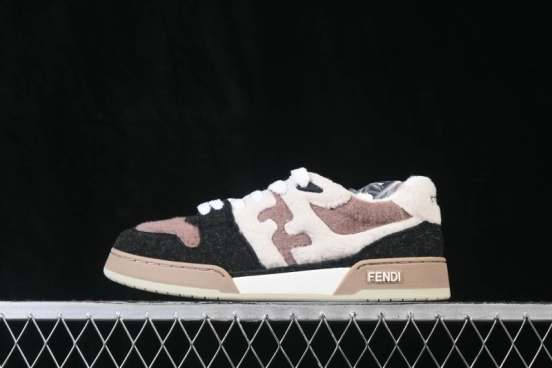 Fendi Match Round Toe Thick Sole Low Top Casual Sneakers - AHH2F1FHS