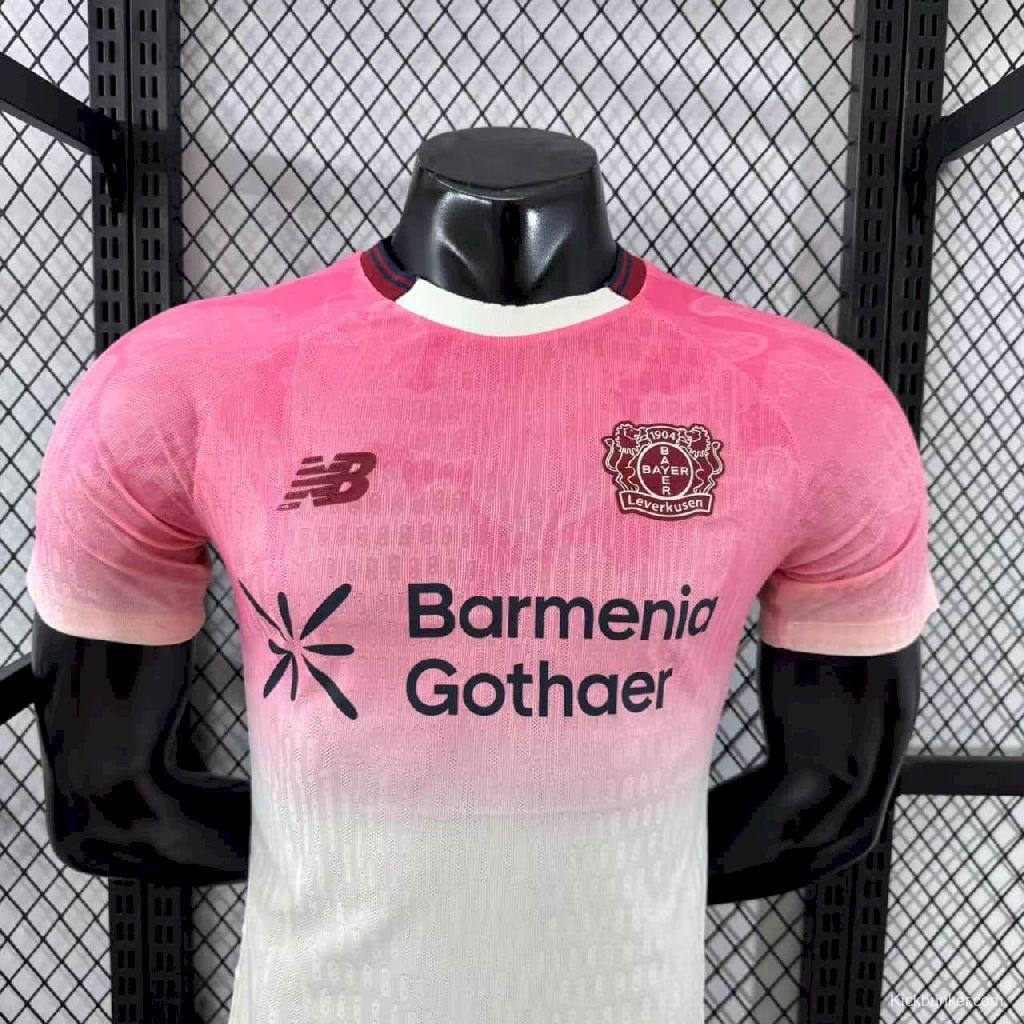 2025/26 Player Version Mens Bayer 04 Leverkusen Away Jersey