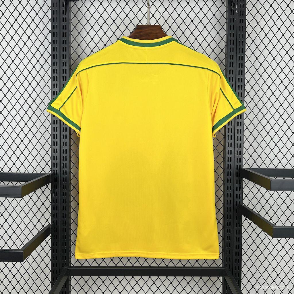 1998 Retro Brazil X Soldier Home Jersey
