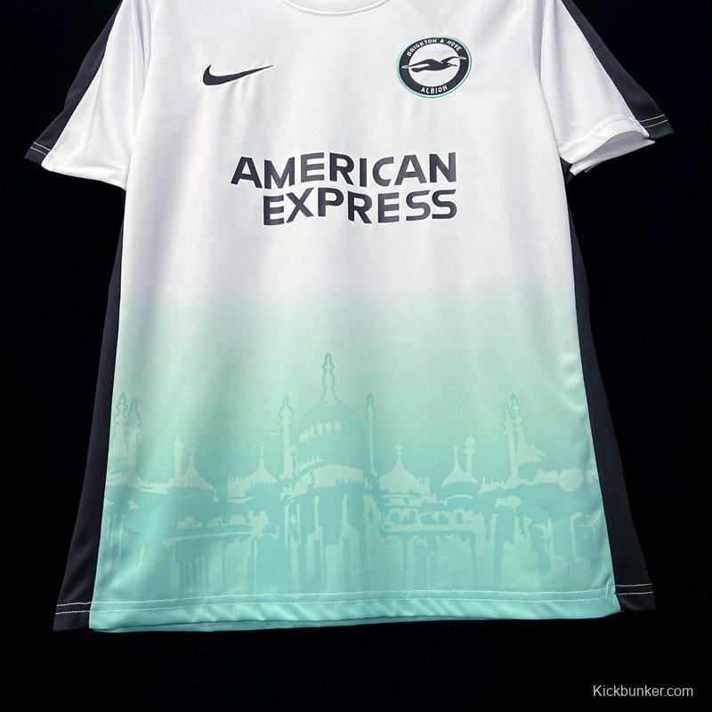 23/24 Brighton Europa League Version White Jersey