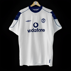 Retro 00/1 Manchester United Away White Jersey