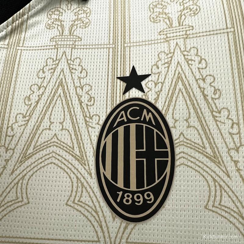 Retro 23/24 AC Milan Forth White Jersey