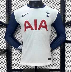 Player Version 24/25 Tottenham Hotspur Home Long Sleeve Jersey