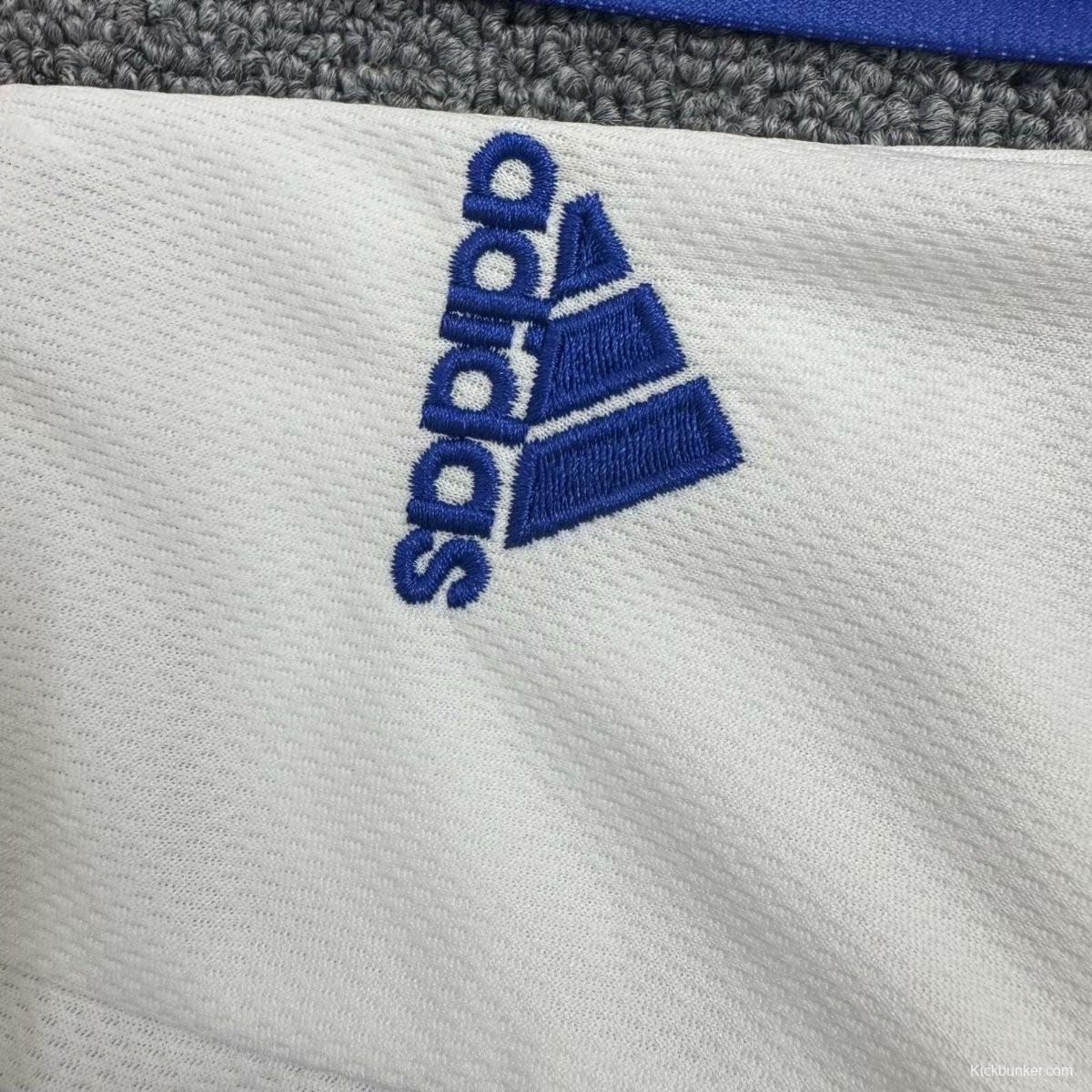 Retro Kids 1998 France Home Long Sleeve Jersey