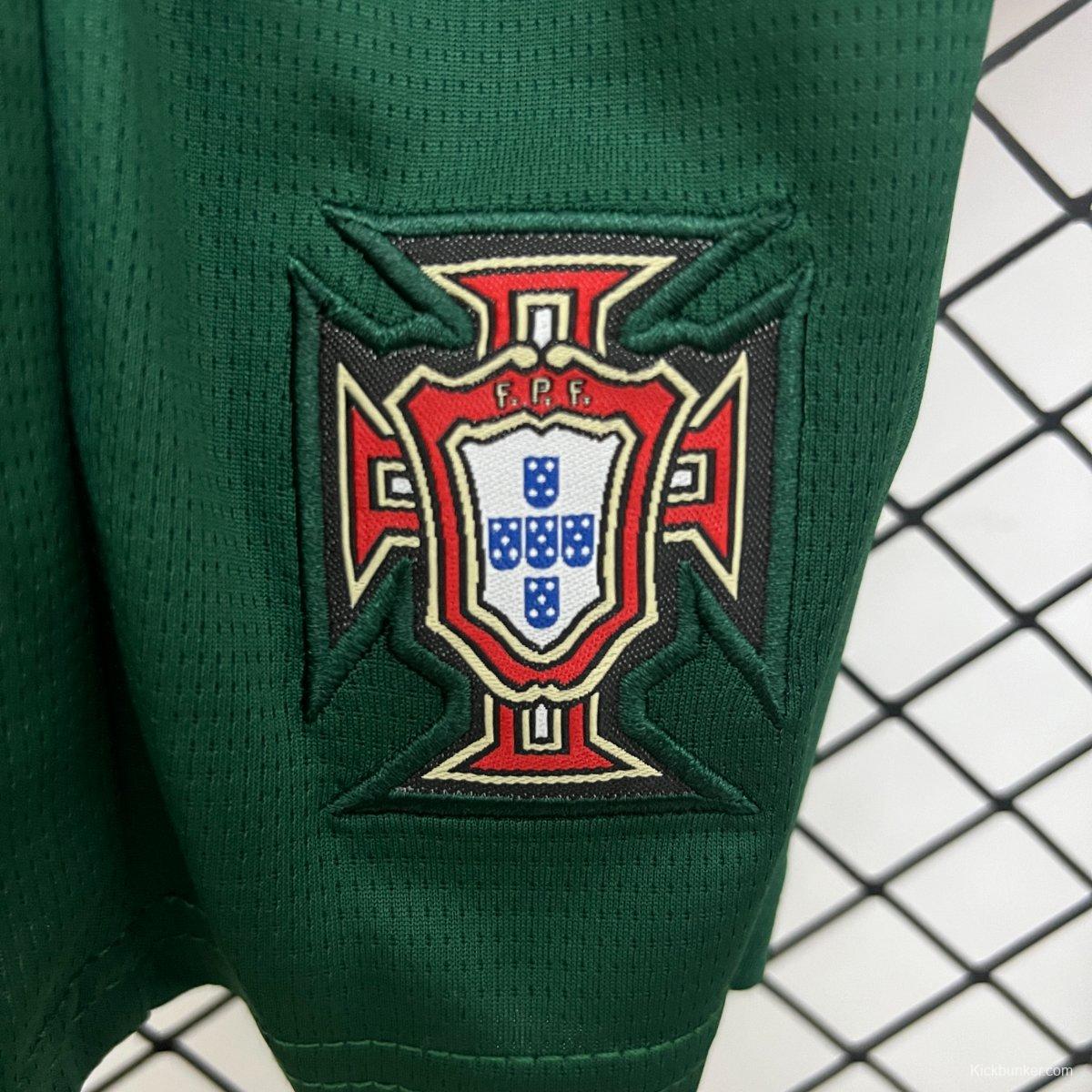2025 Kids Portugal Home Long Sleeve Jersey