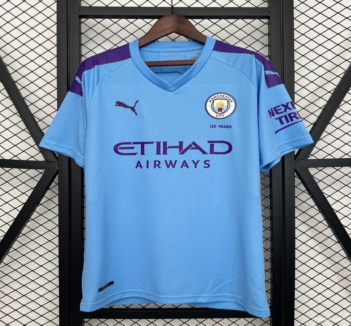 19/20 Retro Manchester City Home Jersey