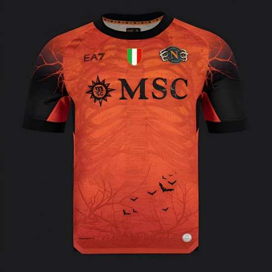 25/26 SSC Napoli Halloween Orange Jersey