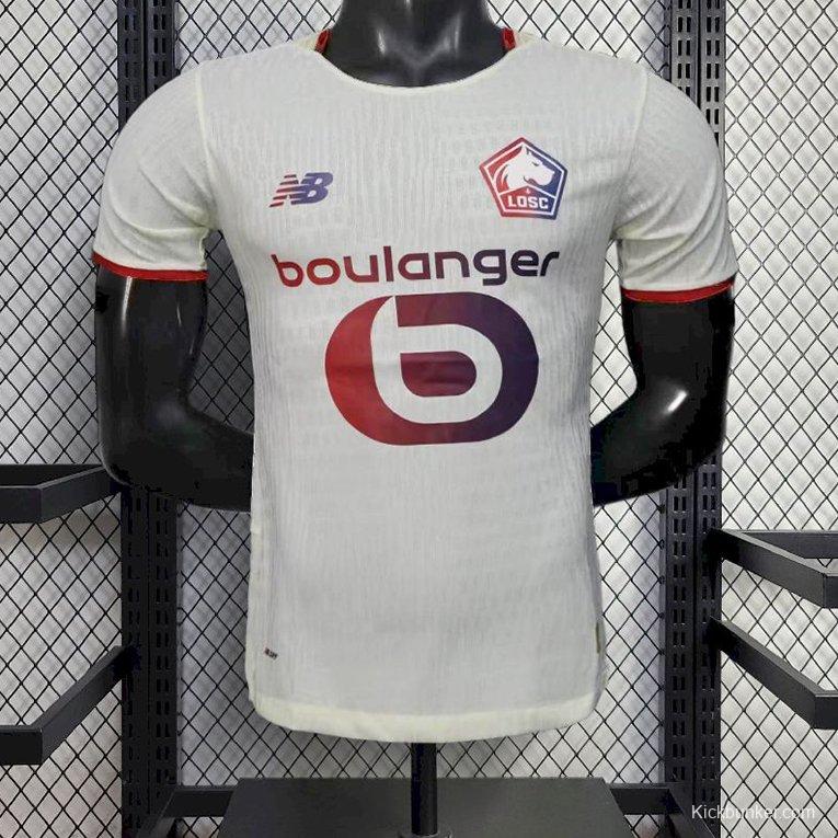2025/26 Player Version Mens Lille OSC Away Jersey