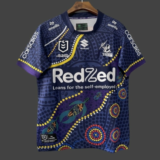 25/26 Melbourne Storm Navy with Indigenous Art Jersey