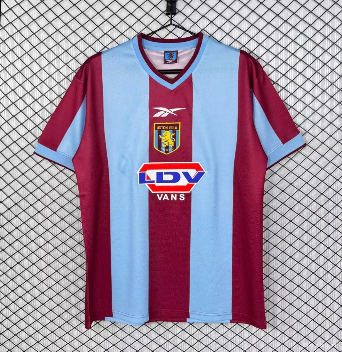 Retro 99/00 Aston Villa Home Jersey