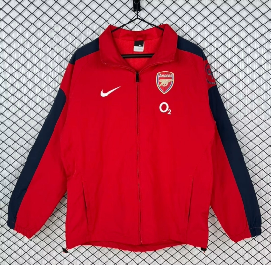 Retro 04/05 Arsenal Home Red Windbreaker
