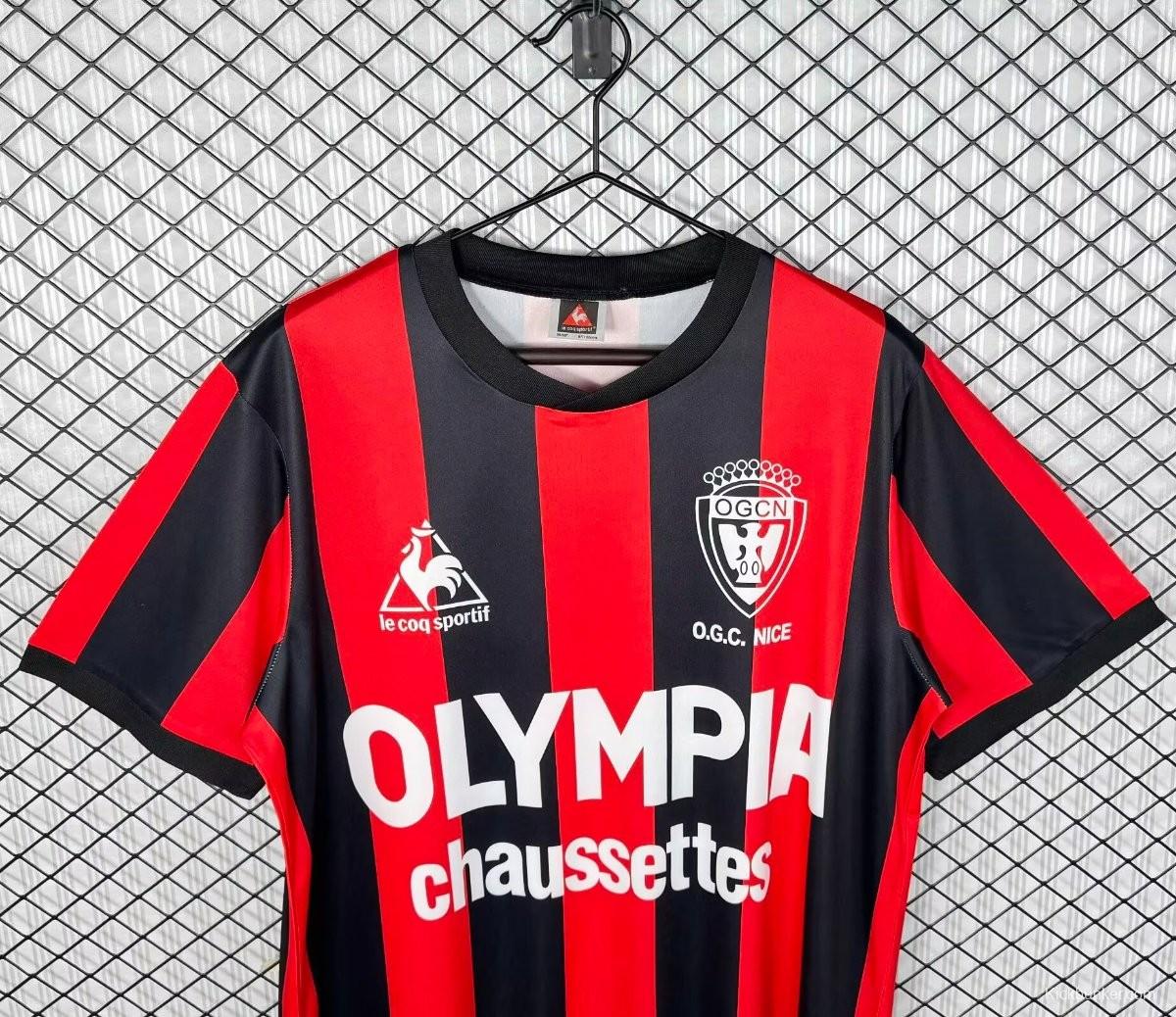 Retro 77/78 OGC Nice Michael Jackson Home Jersey