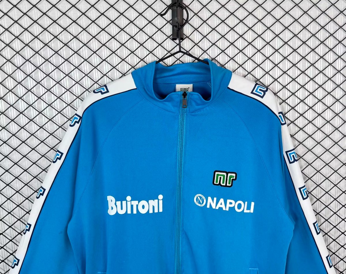 Retro 87/88 Napoli Home Full Zipper Jacket