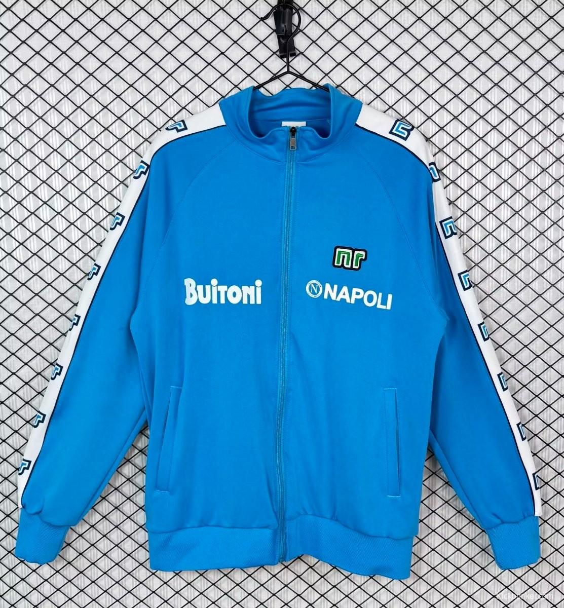 Retro 87/88 Napoli Home Full Zipper Jacket