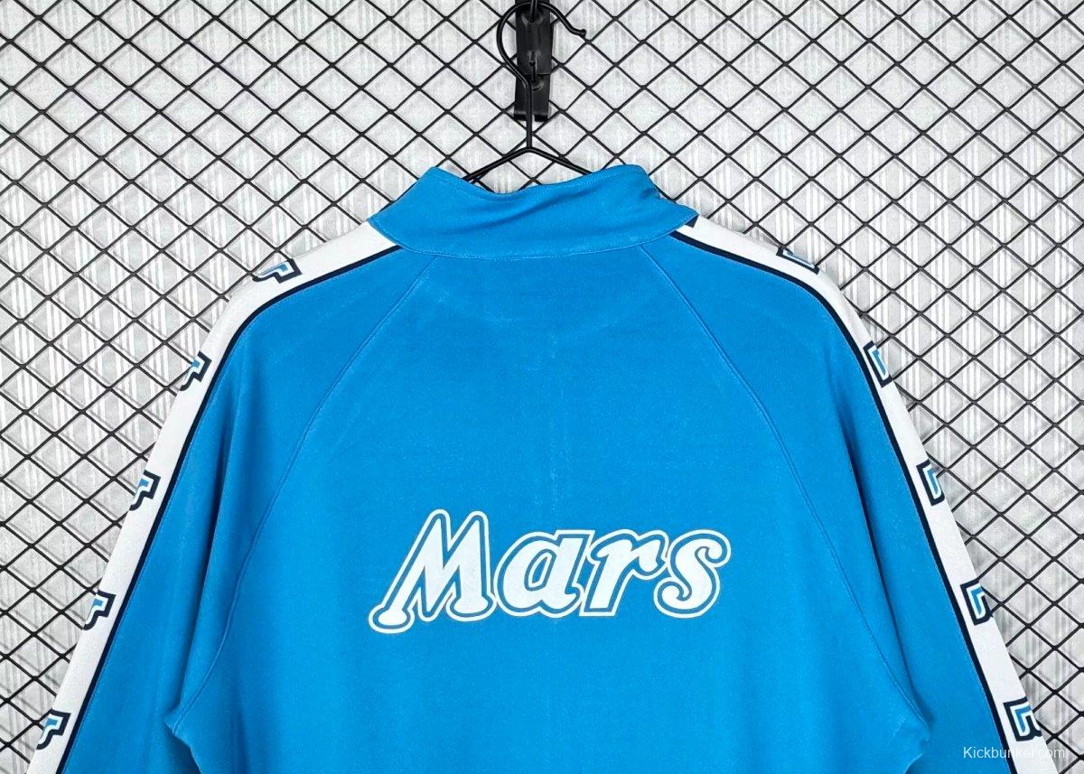 Retro 88/89 Napoli Home Full Zipper Jacket