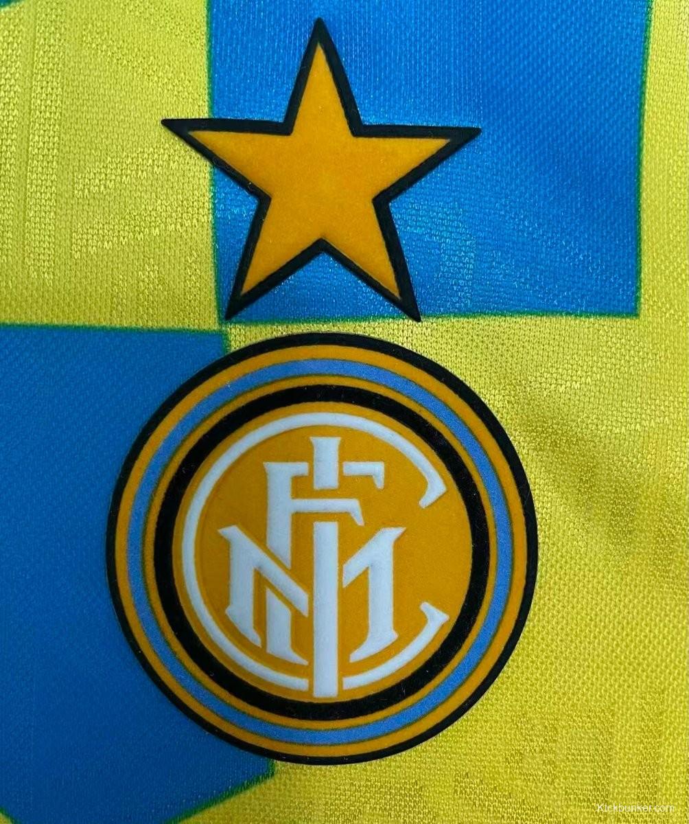 Retro 92/94 Inter Milan Yellow Third Jersey