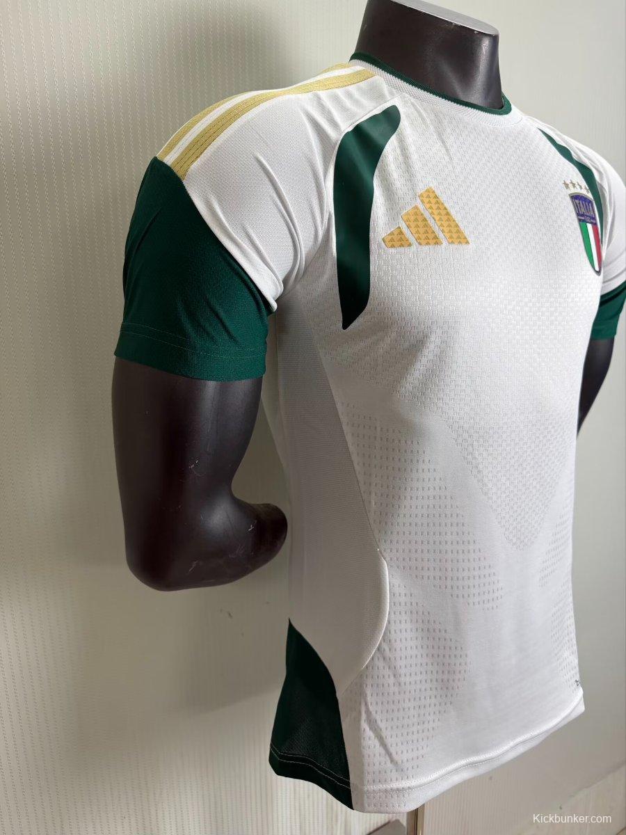 Player Version 2026 Italy White Training Pre-Match Jersey
