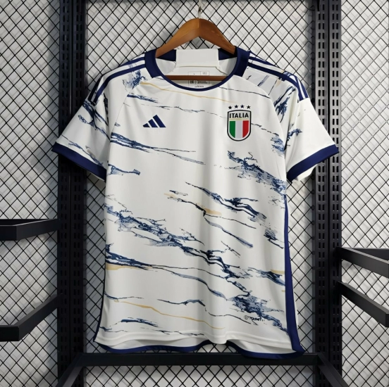 Retro 2023 Italy Away White Jersey