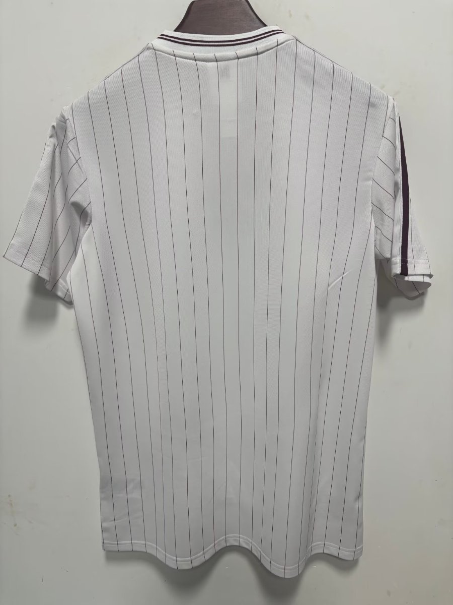 2026 Aston Villa Adidas Terrace Icons White Jersey