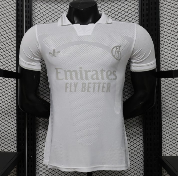 Player Version 26/27 Real Madrid All-White Tonal 125th Anniversary Jersey