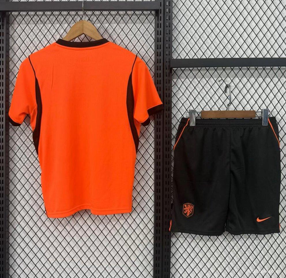 2026 Kids Netherlands Home Jersey