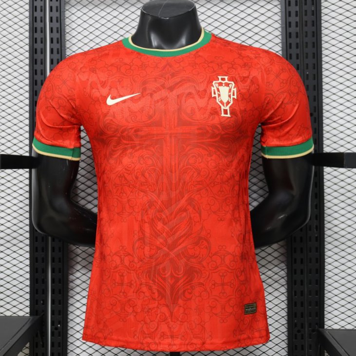 Player Version 2026 Portugal Home Red Special Edition Jersey
