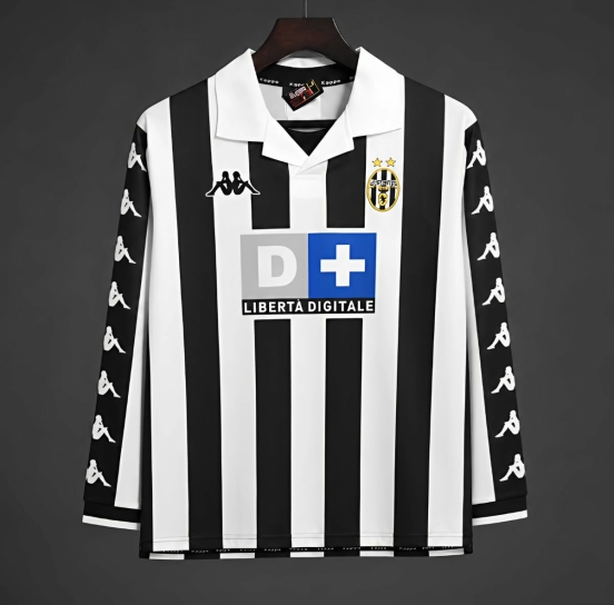 Retro 99/00 Juventus Home Long Sleeve Jersey