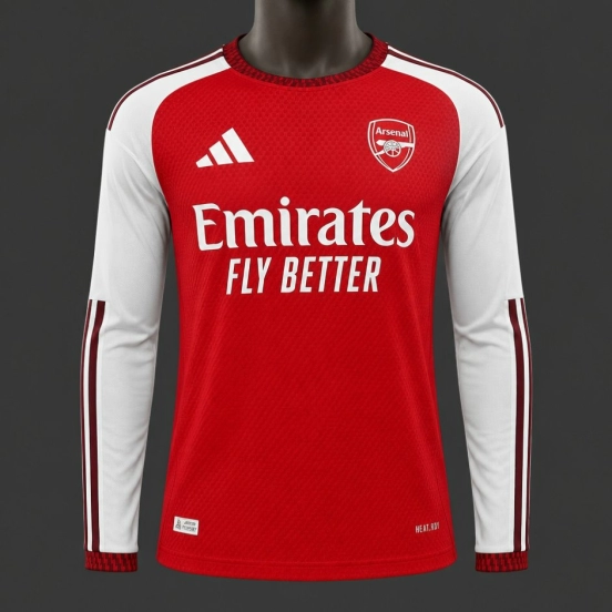 Player Version 26/27 Arsenal Home Long Sleeve Jersey