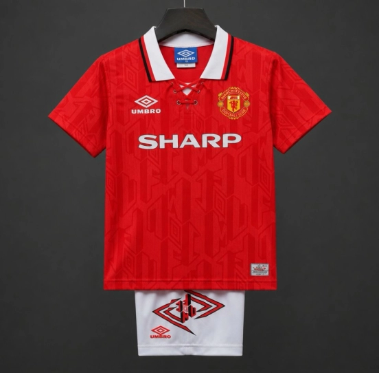 Retro 92/94 Manchester United Red Home Jersey
