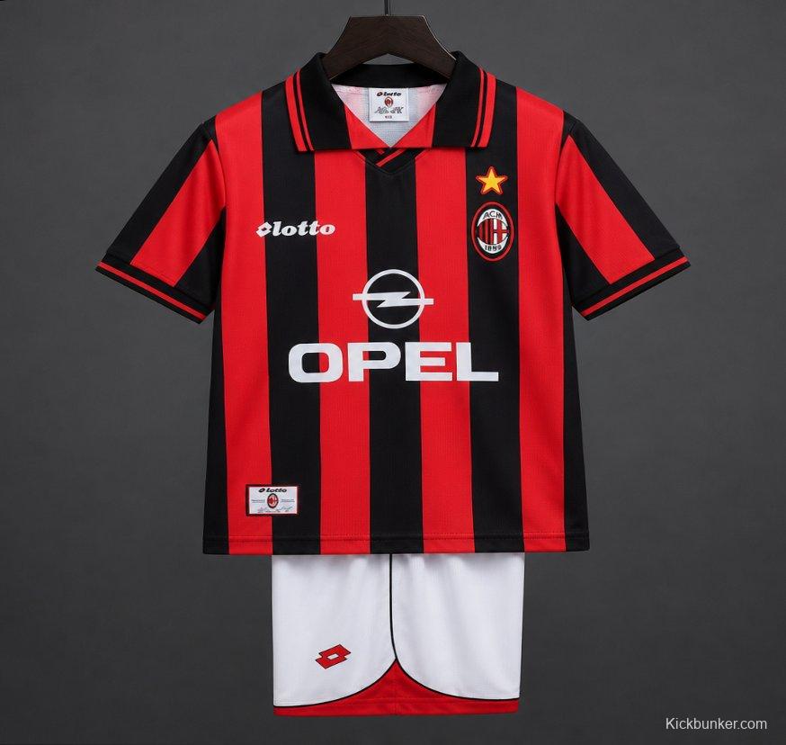 Retro 97/98 AC Milan Home Jersey
