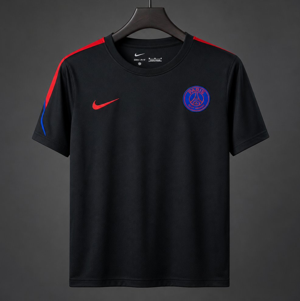 23/24 Paris Saint-Germain Black & Red Training Jersey