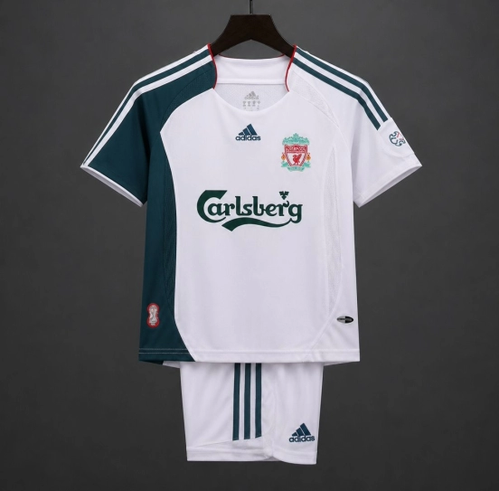 Retro Kids 06/08  Liverpool Away Jersey