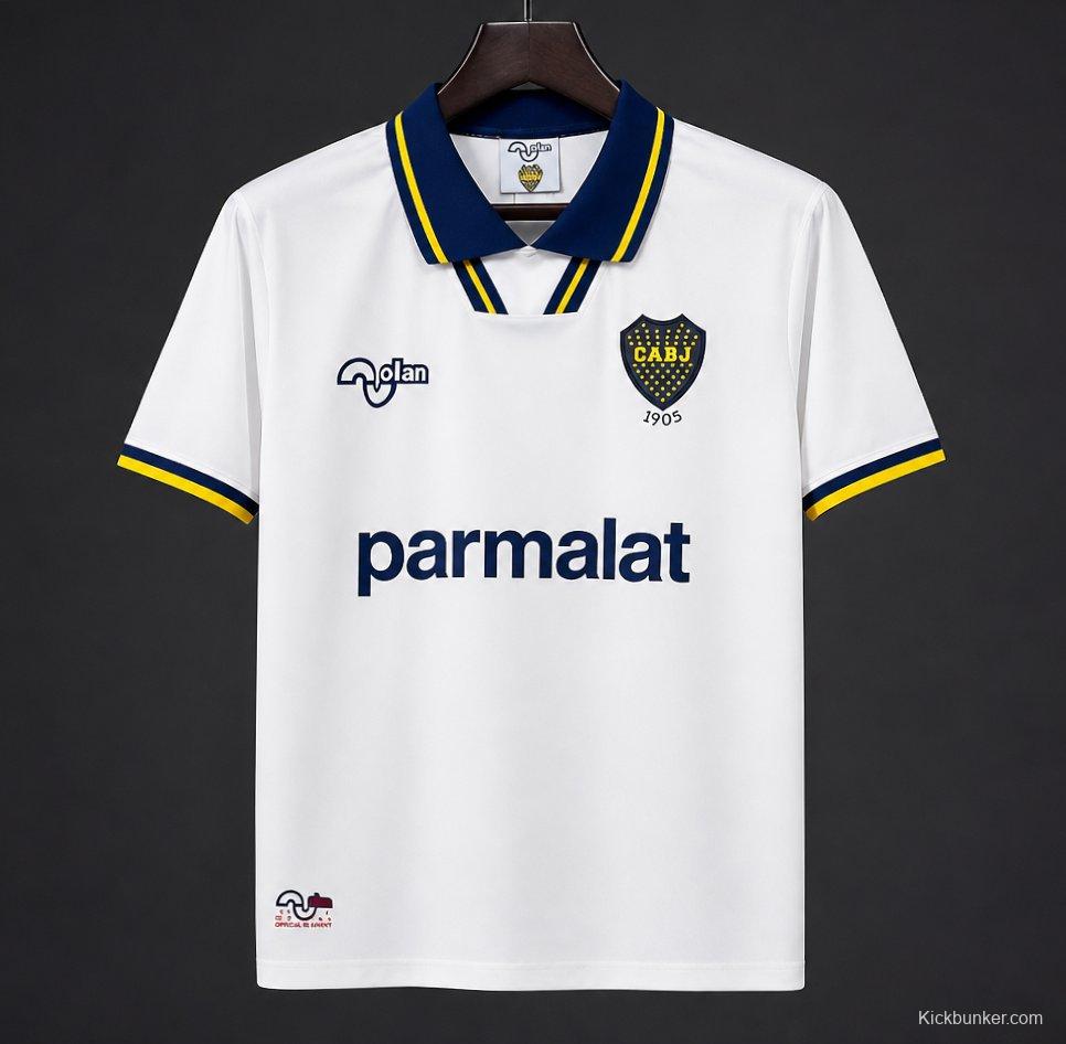 Retro 92/93 Boca Juniors Away White Jersey